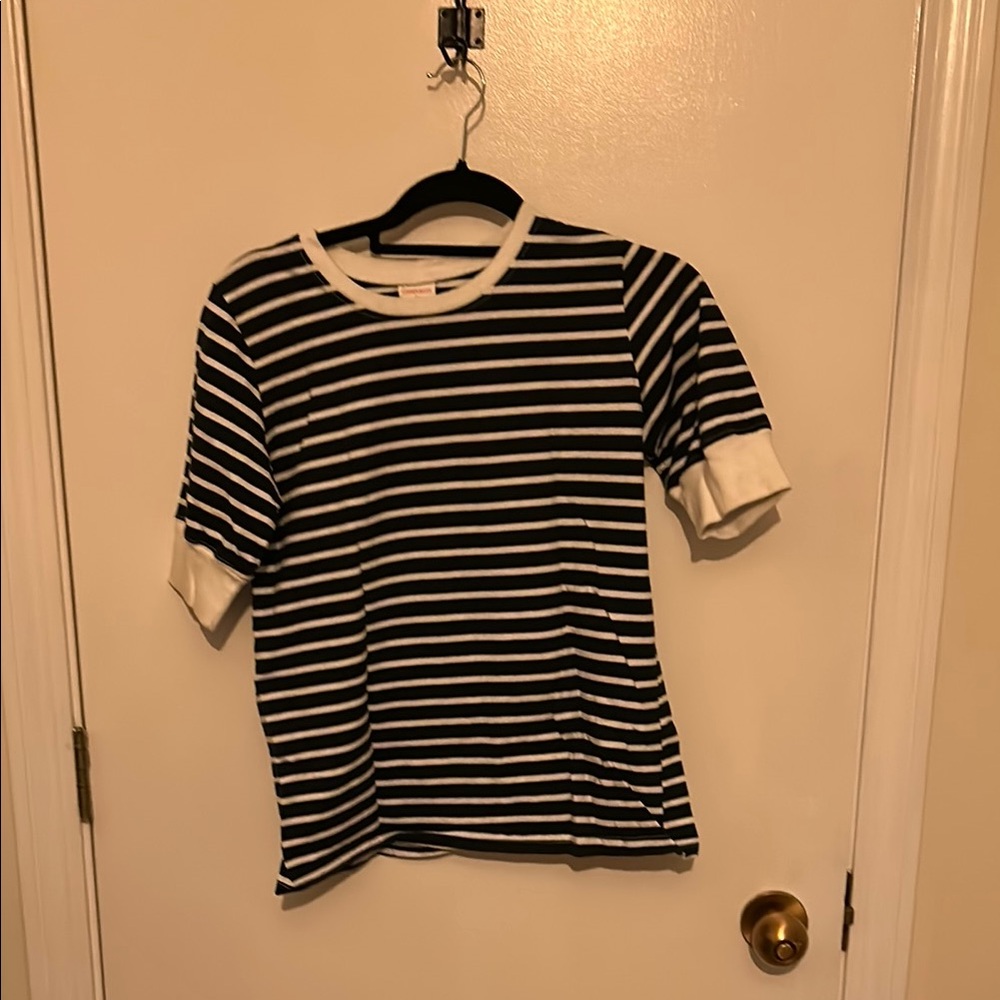 Cavan & Co. and White Striped T-Shirt